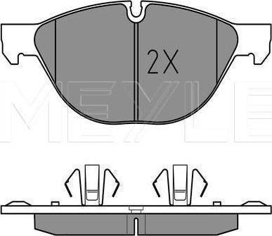 Meyle 025 241 7219 - KLOCKI HAM. BMW P. E70-E71 X5-X6 3.0-4.8 07-08