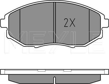 Meyle 025 248 6417/W - KLOCKI HAM. CHEVROLET P. EPICA 06- Z CZUJNIKIEM