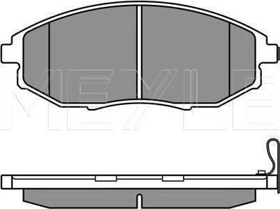 Meyle 025 248 6417/W - KLOCKI HAM. CHEVROLET P. EPICA 06- Z CZUJNIKIEM