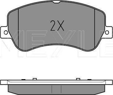 Meyle 025 248 6720 - KLOCKI HAM. DB P. X204 GLK220-350 08-