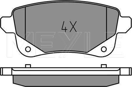 Meyle 025 248 2016 - KLOCKI HAM. RENAULT T. ESPACE-MEGANE-SCENIC-TALISMAN 15-