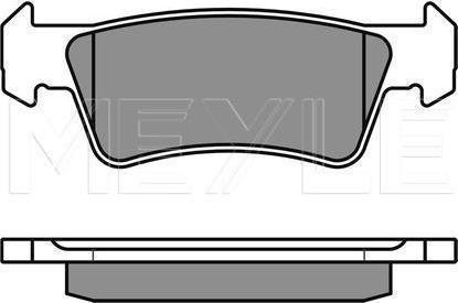 Meyle 025 243 6719/W - KLOCKI HAM. VW T. TOUAREG-T5 02- Z CZUJNIKIEM