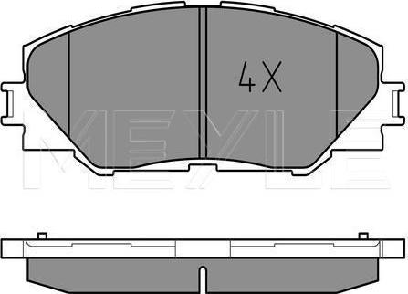 Meyle 025 243 3717 - KLOCKI HAM. TOYOTA P. RAV4 III 2.0B-2.2D 06-