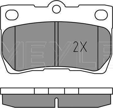 Meyle 025 243 2317 - KLOCKI HAM. LEXUS T. GS-IS 05-
