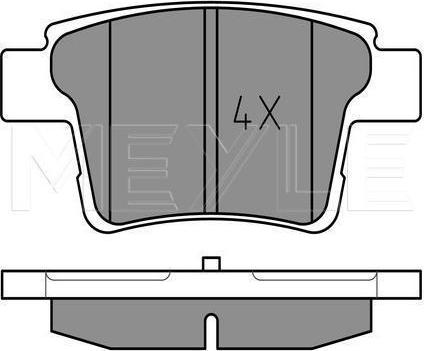 Meyle 025 242 6017 - KLOCKI HAM. FORD T. MONDEO 00-