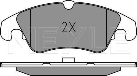 Meyle 025 247 4319/PD - KLOCKI HAM. AUDI P. A4-A5-Q5 1.8-3.2 07-