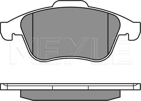 Meyle 025 247 1018 - KLOCKI HAM. RENAULT P. LAGUNA 07--MEGANE 08--SCENIC 09-