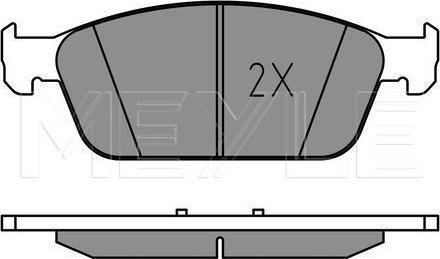 Meyle 025 255 5518/PD - KLOCKI HAM. FORD P. TOURNEO-TRANSIT 1.5-1.6 TDCI 13-