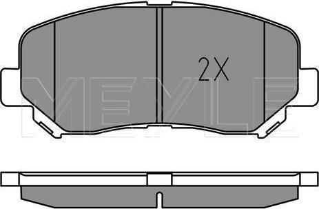 Meyle 025 255 6416 - KLOCKI HAM. MAZDA P. CX-5 2.0-2.5 11-