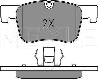 Meyle 025 255 0618 - KLOCKI HAM. BMW P. F20-F30 10- 118-120-316-320