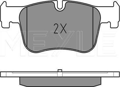 Meyle 025 255 0618 - KLOCKI HAM. BMW P. F20-F30 10- 118-120-316-320