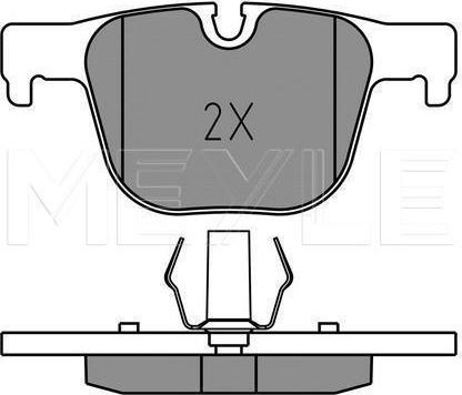 Meyle 025 255 1417 - KLOCKI HAM. BMW T. 3-4 11-