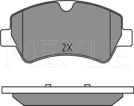 Meyle 025 256 0418/PD - KLOCKI HAM. FORD T. TRANSIT 12-