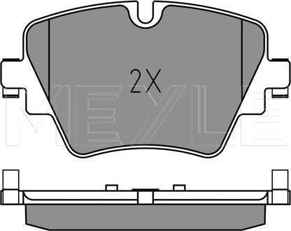Meyle 025 256 1718 - KLOCKI HAM. BMW P. 2-X1 1.5-2.0 14-