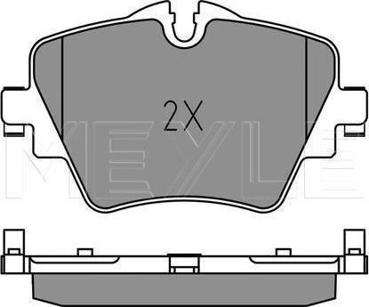 Meyle 025 256 1718 - KLOCKI HAM. BMW P. 2-X1 1.5-2.0 14-