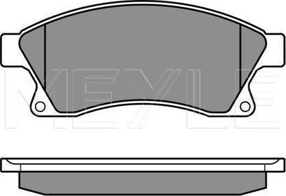 Meyle 025 250 3118/PD - KLOCKI HAM. OPEL P. ASTRA J 09- DLA TARCZY 276