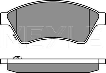 Meyle 025 250 3118/PD - KLOCKI HAM. OPEL P. ASTRA J 09- DLA TARCZY 276