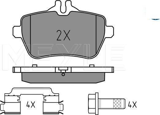Meyle 025 250 7119 - KLOCKI HAM. DB T. W222-C217-R231 12-