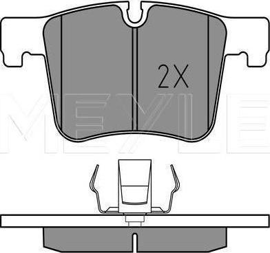 Meyle 025 251 9919 - KLOCKI HAM. BMW P. F25 X3 10--F30 320-335 11-