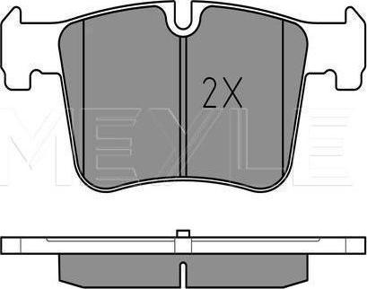 Meyle 025 251 9919 - KLOCKI HAM. BMW P. F25 X3 10--F30 320-335 11-