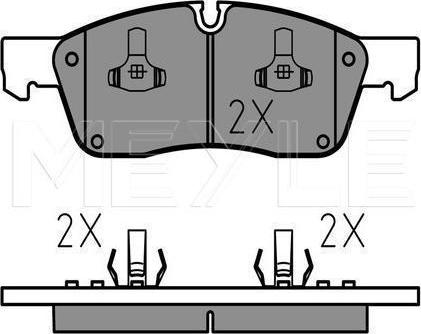 Meyle 025 251 9021/PD - KLOCKI HAM. DB P. W166-X166 11-