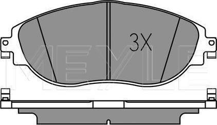 Meyle 025 251 1720/PD - KLOCKI HAM. SKODA P. SUPERB 3.6 4X4 08-15