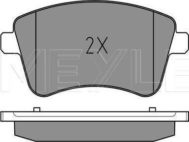 Meyle 025 251 8419/W - KLOCKI HAM. KIA P. VENGA 10- Z CZUJNIKIEM