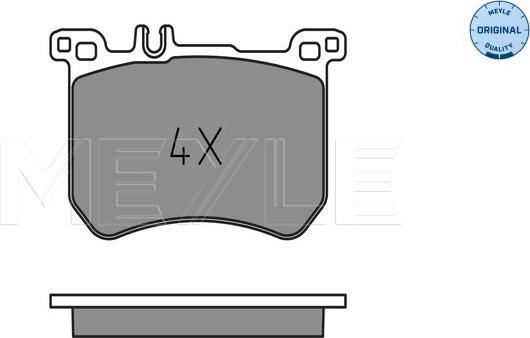 Meyle 025 251 8317 - KLOCKI HAM. DB P. R231-W222 SL 12-