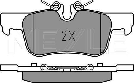 Meyle 025 253 3116 - KLOCKI HAM. BMW T. 2-X1 1.5-2.0 13-