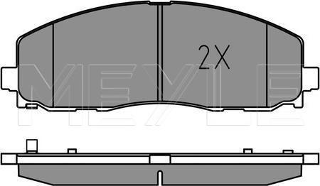 Meyle 025 253 7919 - KLOCKI HAM. JEEP P. WRANGLER 2.0-2.2 D 17-
