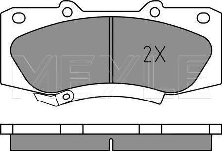 Meyle 025 252 0917 - KLOCKI HAM. TOYOTA P. HILUX 2.5-3.0 D-4D 4WD 05-