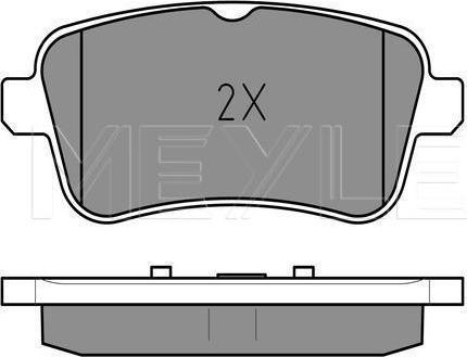 Meyle 025 252 1516/PD - KLOCKI HAM. DB T. W166-C292-X166 4-MATIC 11-19