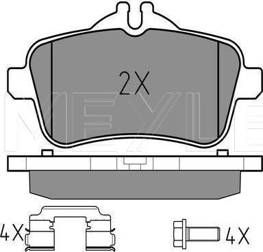 Meyle 025 252 1518 - KLOCKI HAM. DB T. W166-X166 GL-ML 11-