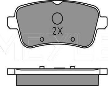 Meyle 025 252 1618 - KLOCKI HAM. DB T. W166 11-