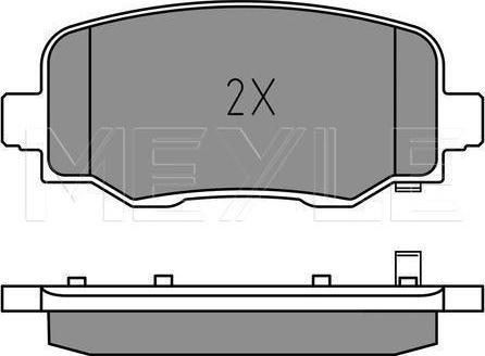 Meyle 025 257 3418 - KLOCKI HAM. JEEP T. CHEROKEE 2.0-2.2 CRD-2.4-3.2 4X4 13-