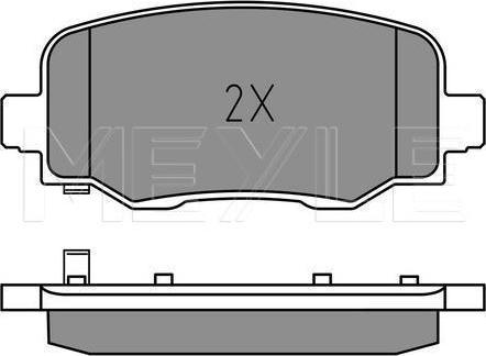 Meyle 025 257 3418 - KLOCKI HAM. JEEP T. CHEROKEE 2.0-2.2 CRD-2.4-3.2 4X4 13-