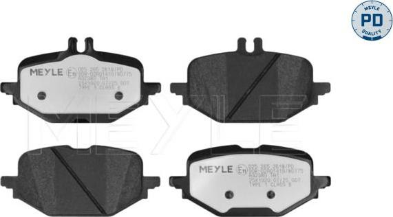 Meyle 025 265 2618/PD - KLOCKI HAM. DB T. C236-W206-S206-W214-S214 1.5-3.0 21-