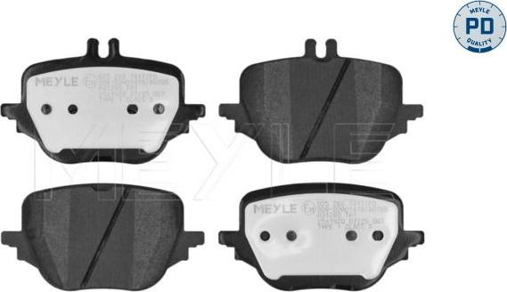 Meyle 025 263 7417/PD - KLOCKI HAM. DB T. C254-X254-W206-W214-W223 1.5-3.0 4-MATIC 20-