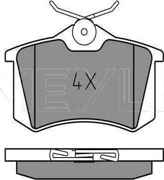 Meyle 025 209 6115 - KLOCKI HAM. VW T. GOLF-VEN