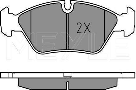 Meyle 025 206 2919 - KLOCKI HAM. BMW P. E28 81-87-E30 M3 86-92
