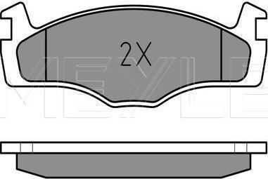 Meyle 025 208 8717 - KLOCKI HAM. VW P. GOLF-POLO 94