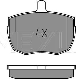 Meyle 025 203 5918 - KLOCKI HAM. FORD P. TRANSIT-85