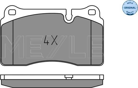 Meyle 025 202 1717 - KLOCKI HAM. LAND ROVER P. RANGE ROVER 4.2-4.4 4X4 05-13