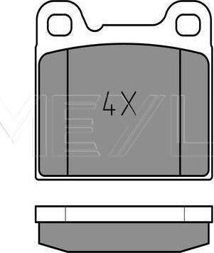 Meyle 025 207 5514 - KLOCKI HAM. VOLVO T. 740-S70