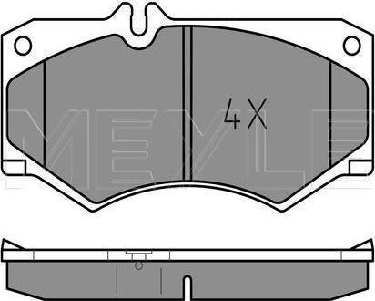 Meyle 025 207 8418 - KLOCKI HAM. DB P. 207-410    #