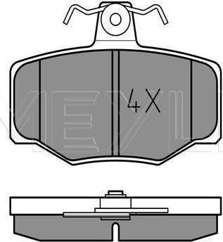 Meyle 025 215 4515 - KLOCKI HAM. NISSAN T. PRIMERA