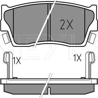 Blue Print ADK84227 - KLOCKI HAM. SUZUKI P. VITARA-X-90 1.6 16V 88-98