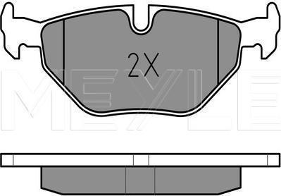 Meyle 025 216 9117/PD - KLOCKI HAM. BMW T. E39 520-540 11-95-