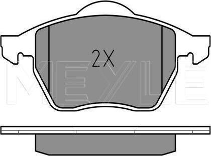 Meyle 025 216 2419 - KLOCKI HAM. VW P. A4-PASSAT 96