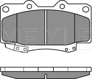 Meyle 025 216 7915/W - KLOCKI HAM. TOYOTA P. LANDCRUISER 3.0TD 96- Z CZUJNIKIEM